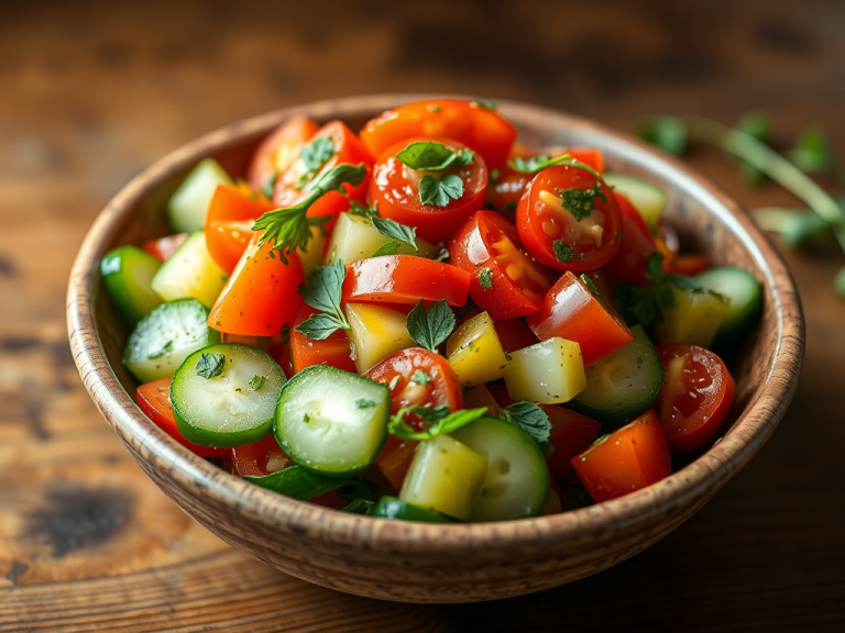 Cucumber and Tomato Salad