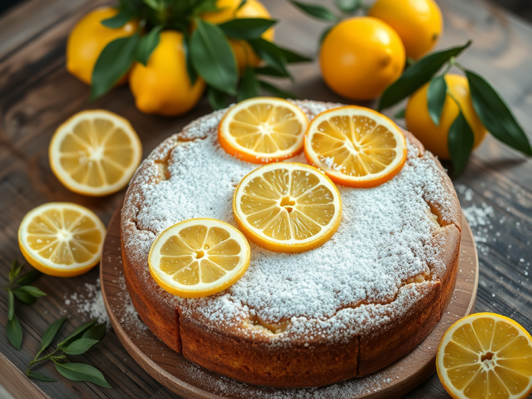 Olive Oil Cake with Citrus