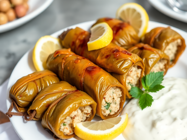 Oven Based Dolmades