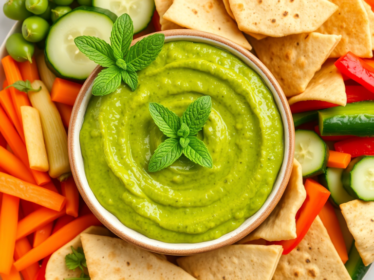 Greek Minted Pea Dip