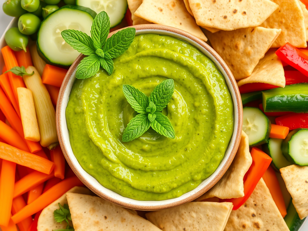 Greek Minted Pea Dip