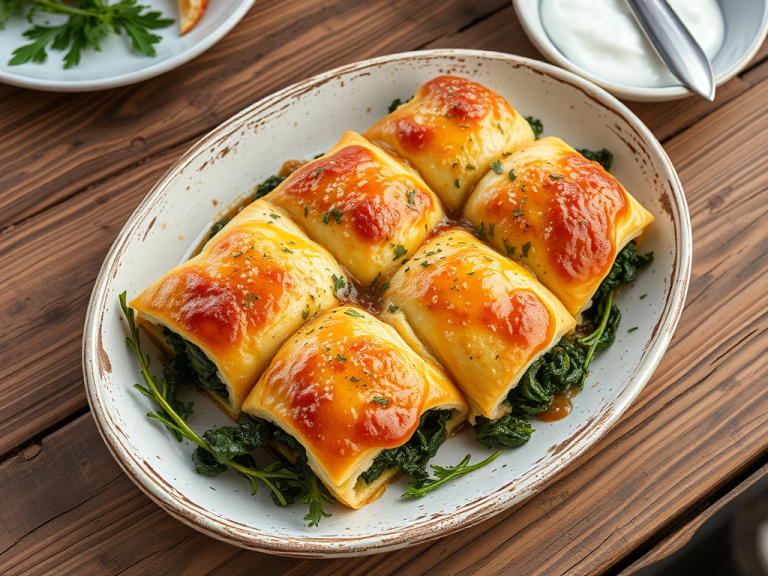 Spinach Bougatsa