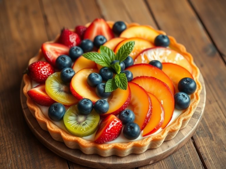 Greek Fruit Tart