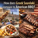 Greek Souvlaki and American BBQ