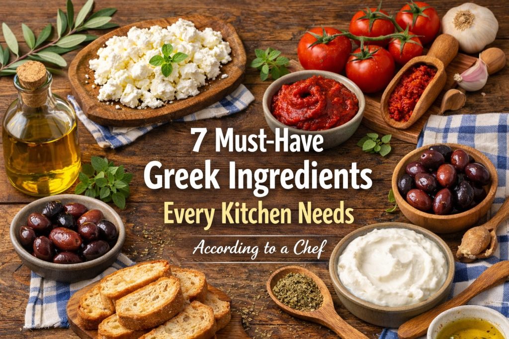 Ingredients for Greek Kitchen