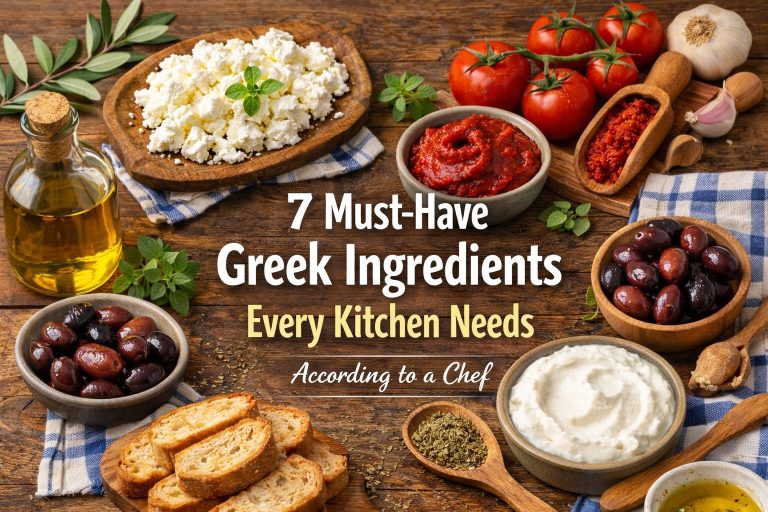 Ingredients for Greek Kitchen