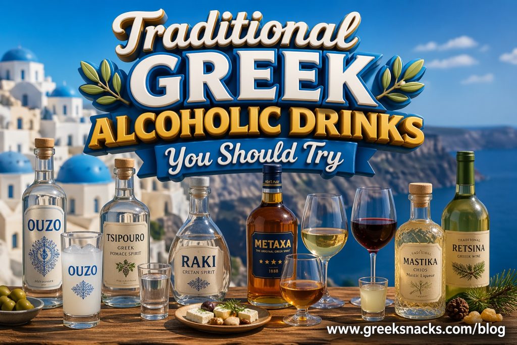 Traditional Greek Alcoholic Drinks You Should Try.