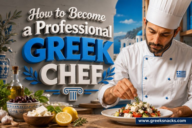How to become a Professional Greek Chef