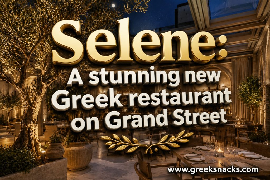 Selene A stunning new Greek restaurant on Grand Street